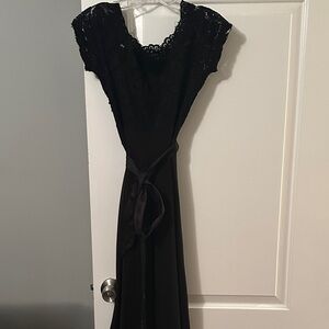 Elegant Black Lace Dress